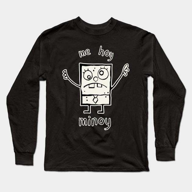 Doodle Bob Long Sleeve T-Shirt by valentinahramov